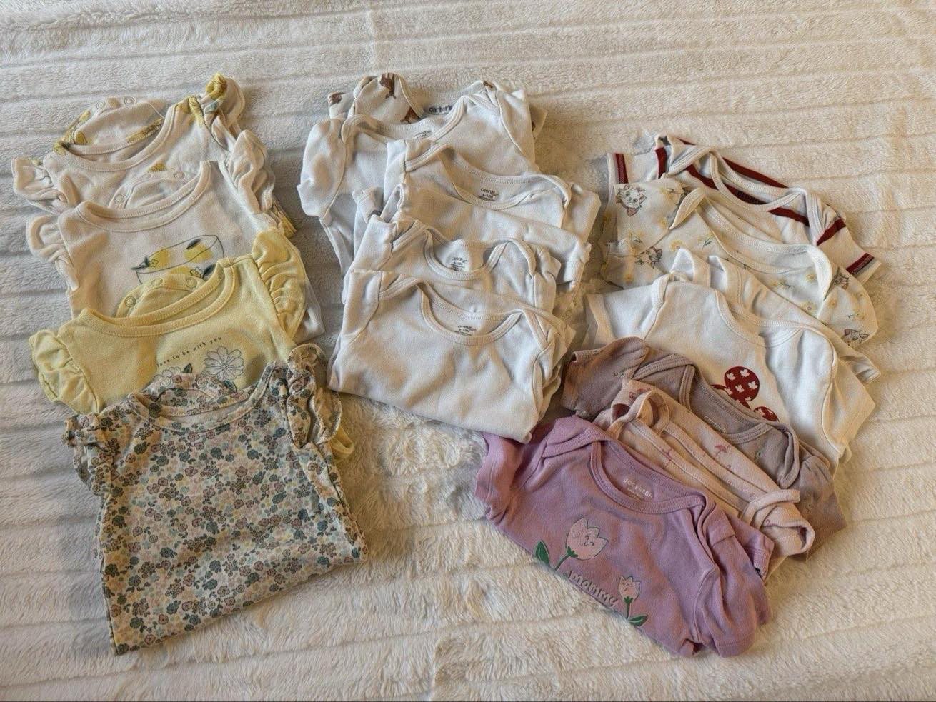 Various baby girl clothes
